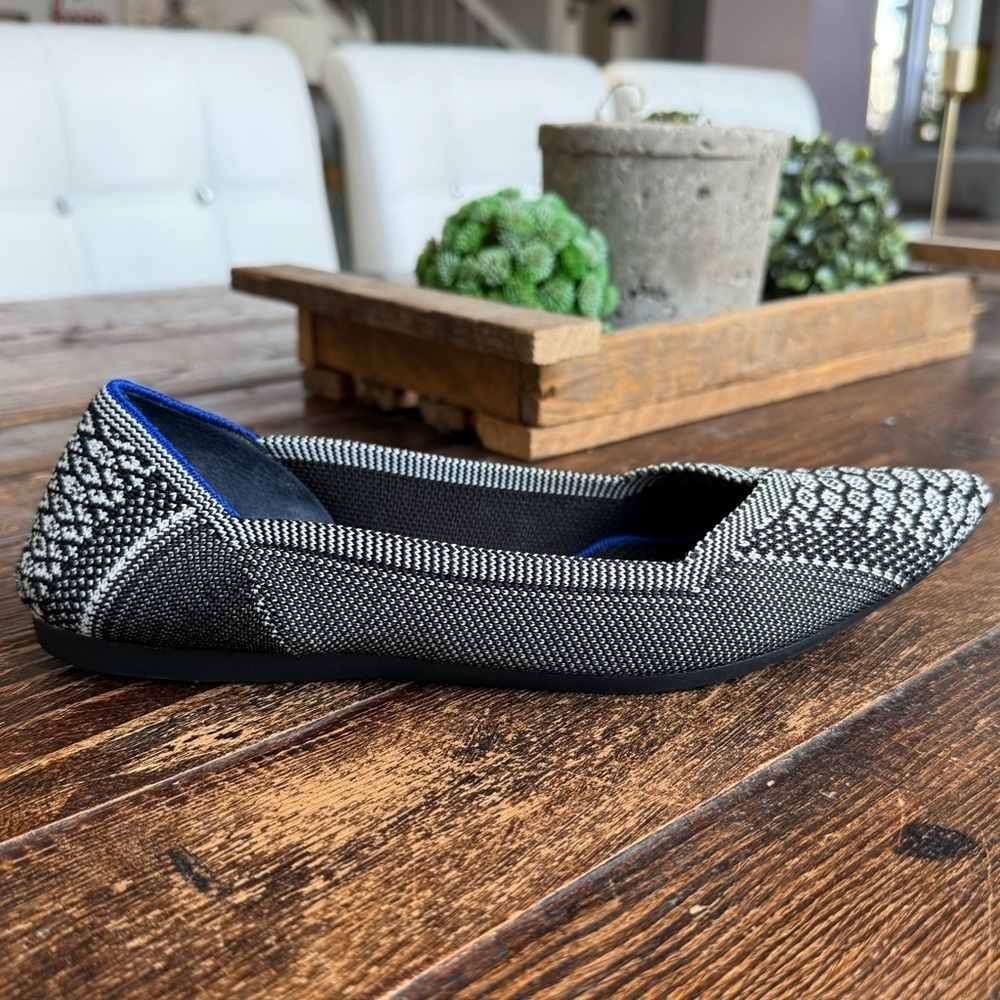 Rothy’s The Point Python Retired Ballet Flats - Picture 2 of 8